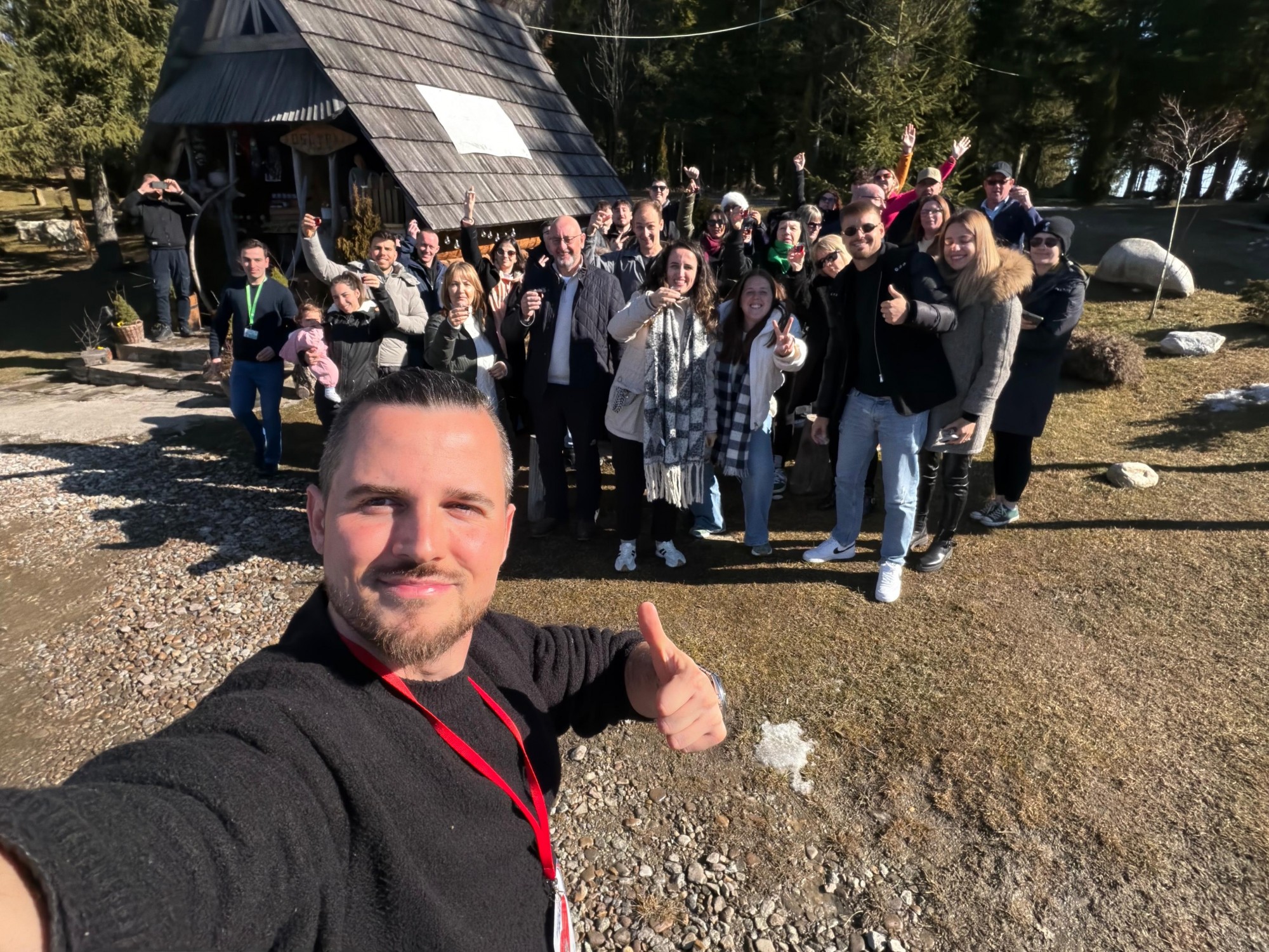 Travelers enjoying a guided tour in Krakow