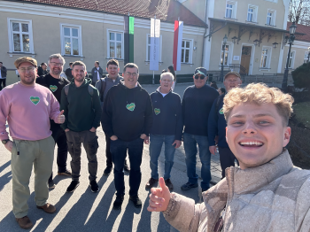 Visitors exploring Krakow landmarks